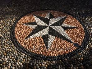 mosaico in ciottoli  per pavimento