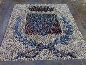 mosaico in ciottoli  naturali