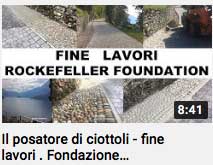 video - fine lavori posatore di ciottoli